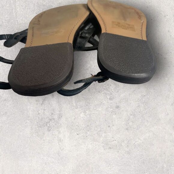 Sam Edelman Gigi Saddle Painted Tribal Leather Thong Sandal Women Size 8 - Picture 10 of 11